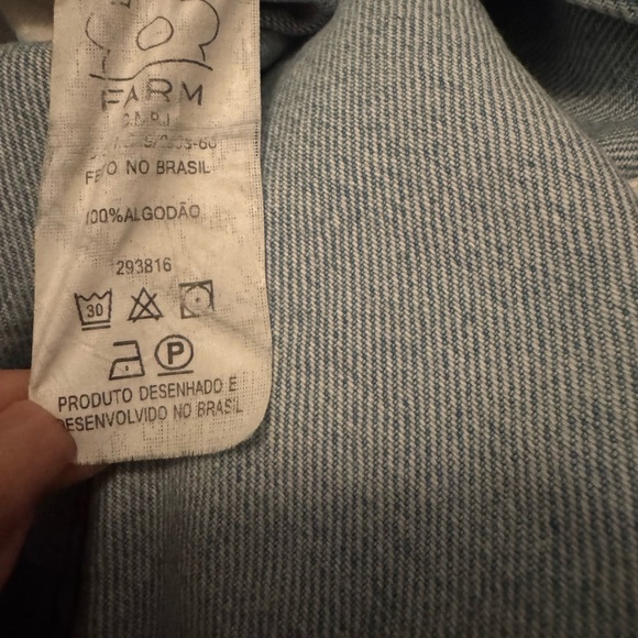 FARM Rio Blue Flare Wide Leg Jeans - Picture 9 of 12